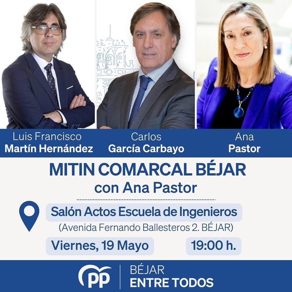 Mitin Comarcal con Ana Pastor Béjar
